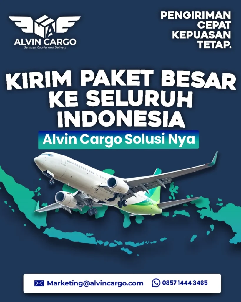 Layanan ekspedisi barang besar cepat dan aman ke seluruh Indonesia